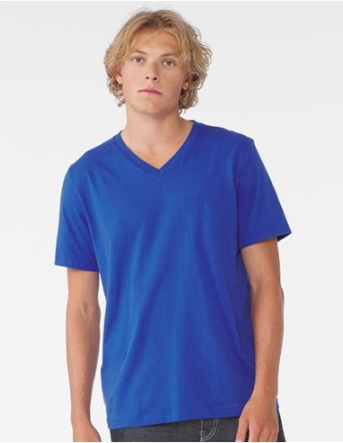 B-3005-Unisex Jersey Short Sleeve V-Neck Tee